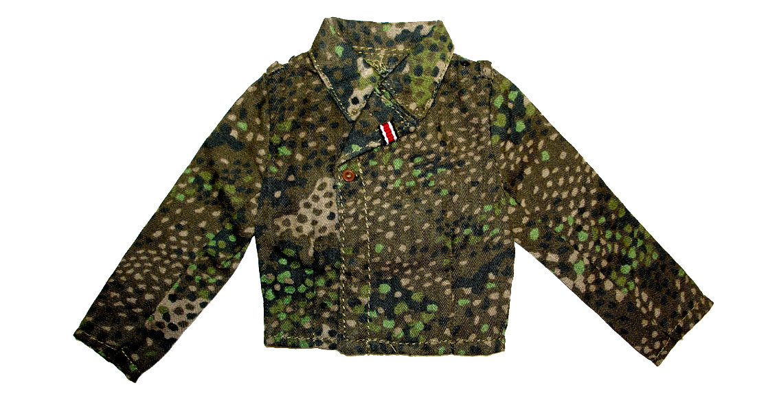 1:6 Scale German WWII HBT Dark Pea Dot Pattern Tunic and M44 Trouser ...