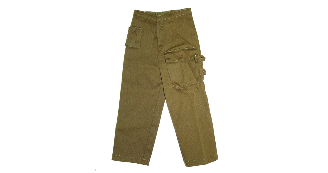 1:6 Scale British WWII SAS Windproof Sand Desert Smock & Trouser A777 