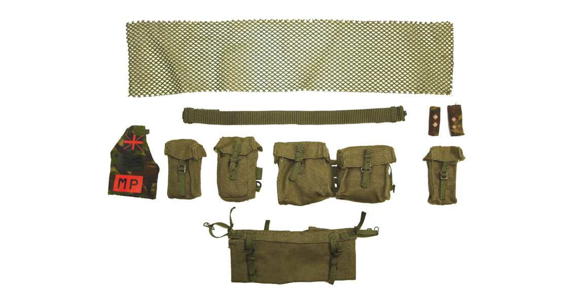 1:6 Scale British DPM Military Equipment Set, Veegostore