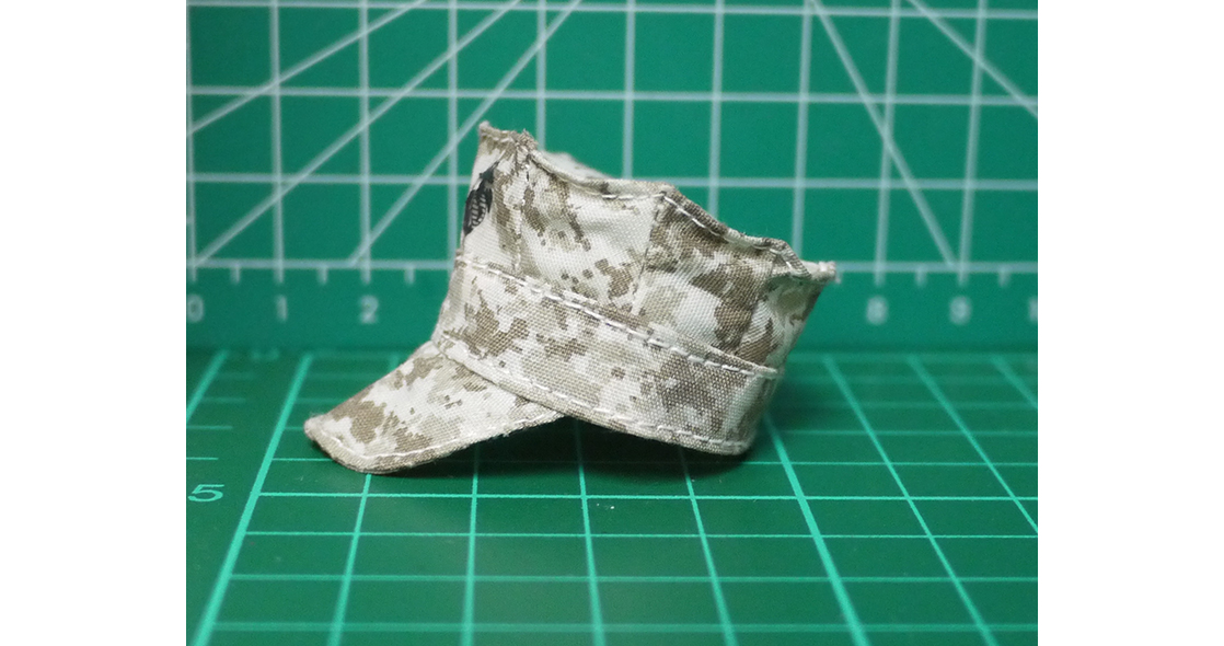 1:6 Scale U.S. Marine (MARPAT) Desert Digital Pattern Combat Hat ...